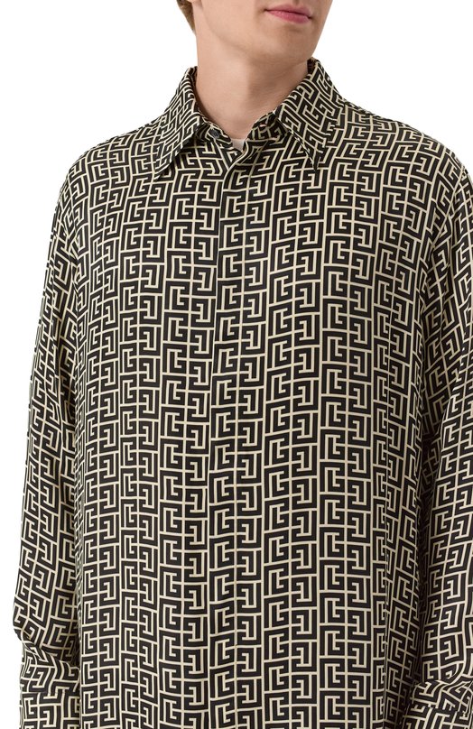 Рубашка Balmain FH1HS485/VI36 Чёрно-белый  FH1HS485/VI36 Фото 5