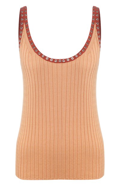 Женская майка из смеси шелка и хлопка CHLOÉ, арт. CHC20UMH15600