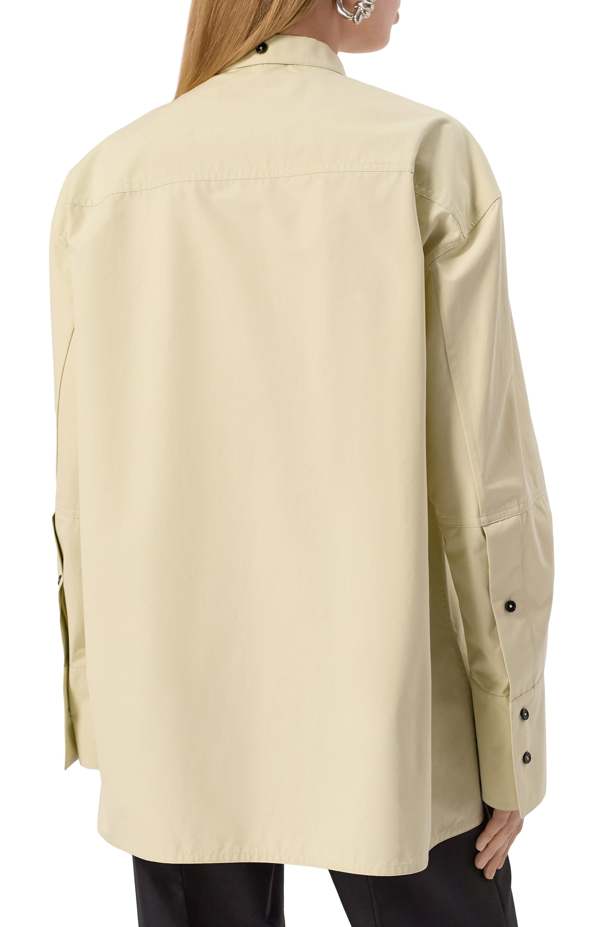 Хлопковая рубашка JIL SANDER, арт. J04DL0007/J45002, фото 4