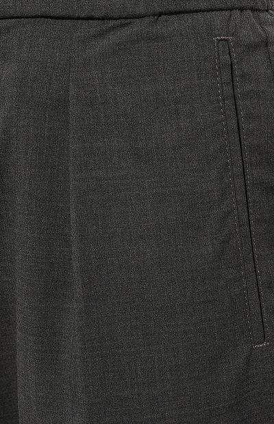 Шерстяные брюки KITON темно-серого цвета по цене 140500 руб., арт. UP1LACJ0752B, фото 5 Шерстяные брюки KITON, арт. UP1LACJ0752B, фото 5