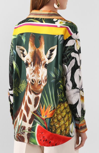 Шелковая рубашка DOLCE & GABBANA, арт. F5N12T/GDV25, фото 4