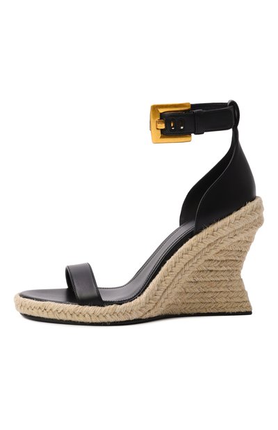 Кожаные босоножки anthem 95 BALMAIN, арт. GN4UH225/LNAP, фото 4