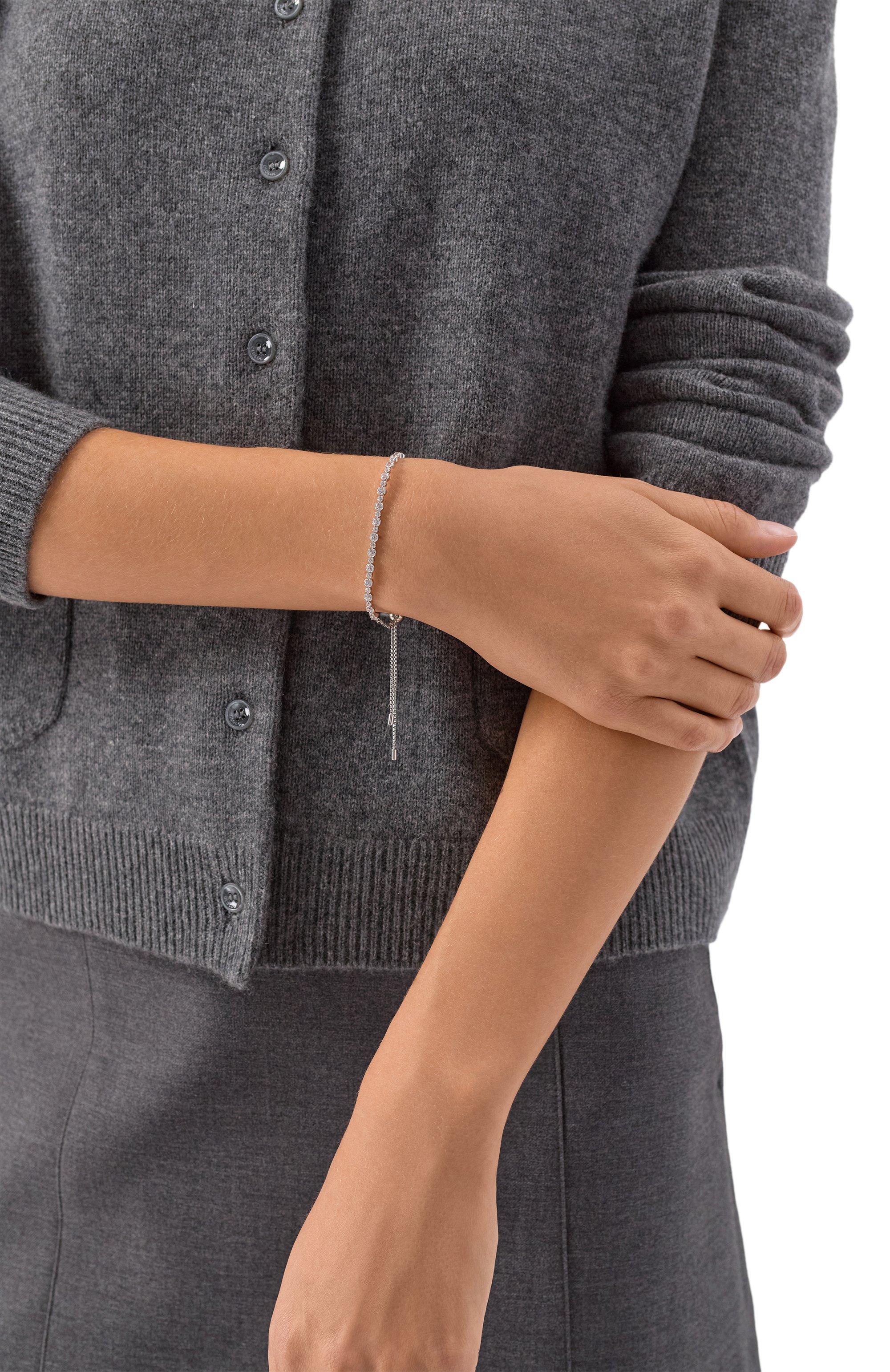 Браслет matrix SWAROVSKI серебряного цвета по цене 18350 руб., арт. 5677813, фото 2 Браслет matrix SWAROVSKI, арт. 5677813, фото 2