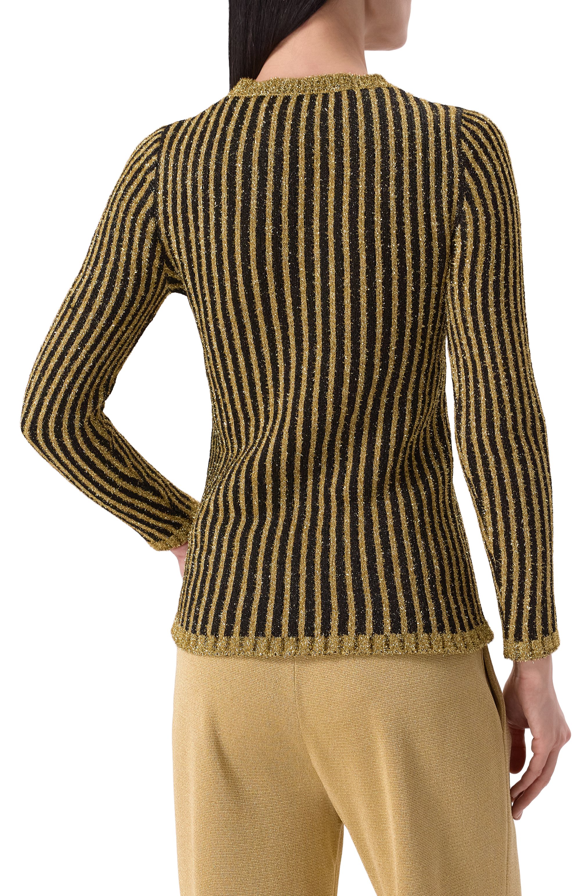 Пуловер VALENTINO разноцветного цвета по цене 247000 руб., арт. 6B3KC63F94J, фото 4 Пуловер VALENTINO, арт. 6B3KC63F94J, фото 4