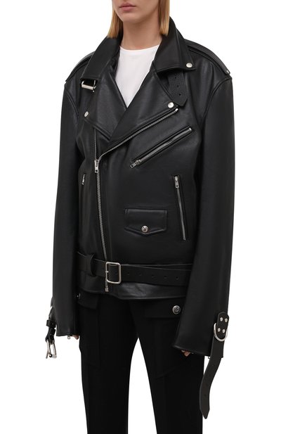 Кожаная куртка VETEMENTS, арт. UA52JA910BL 2470/W, фото 3