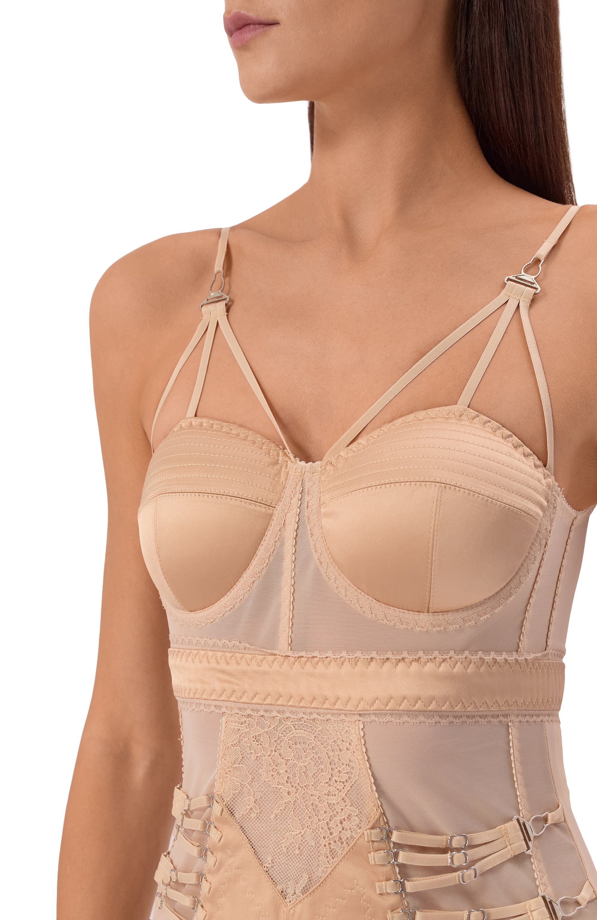 Платье DANIIL ANTSIFEROV бежевого цвета по цене 70000 руб., арт. DA_1503, фото 5 Платье DANIIL ANTSIFEROV, арт. DA_1503, фото 5