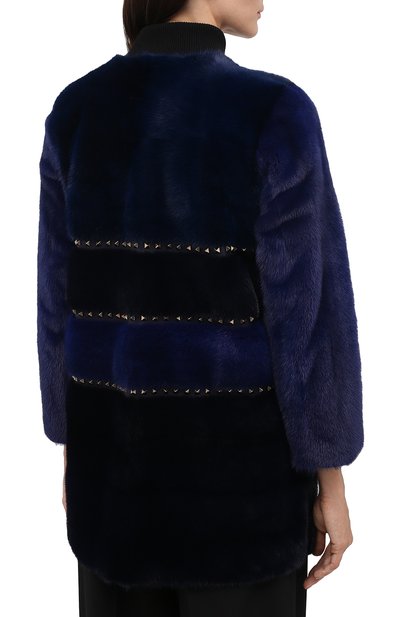 Шуба VALENTINO синего цвета по цене 2405000 руб., арт. VGF03BS0CPP0803, фото 4 Шуба VALENTINO, арт. VGF03BS0CPP0803, фото 4