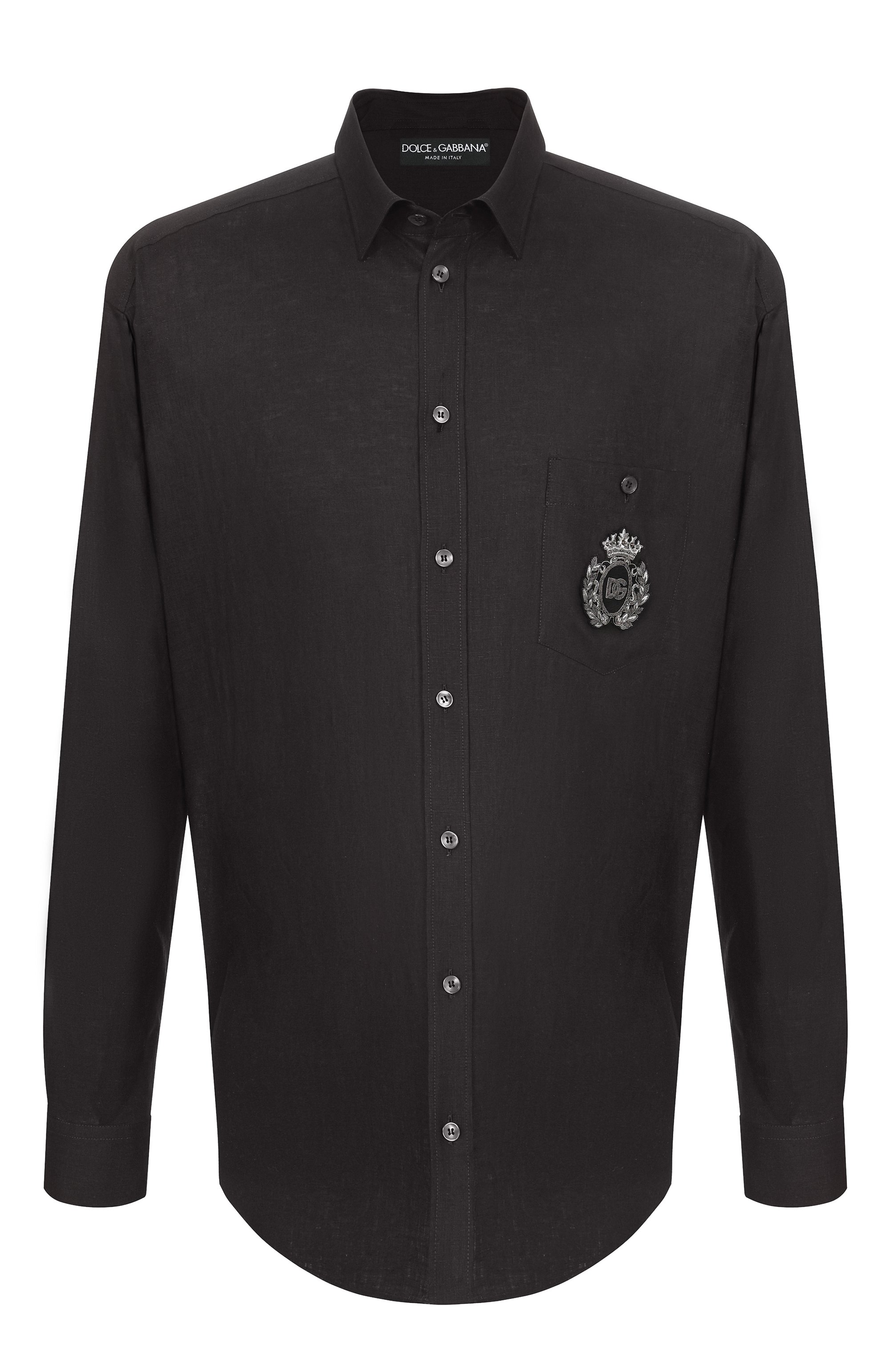 Льняная рубашка DOLCE & GABBANA, арт. G5MS2Z/FU4IK, фото 1