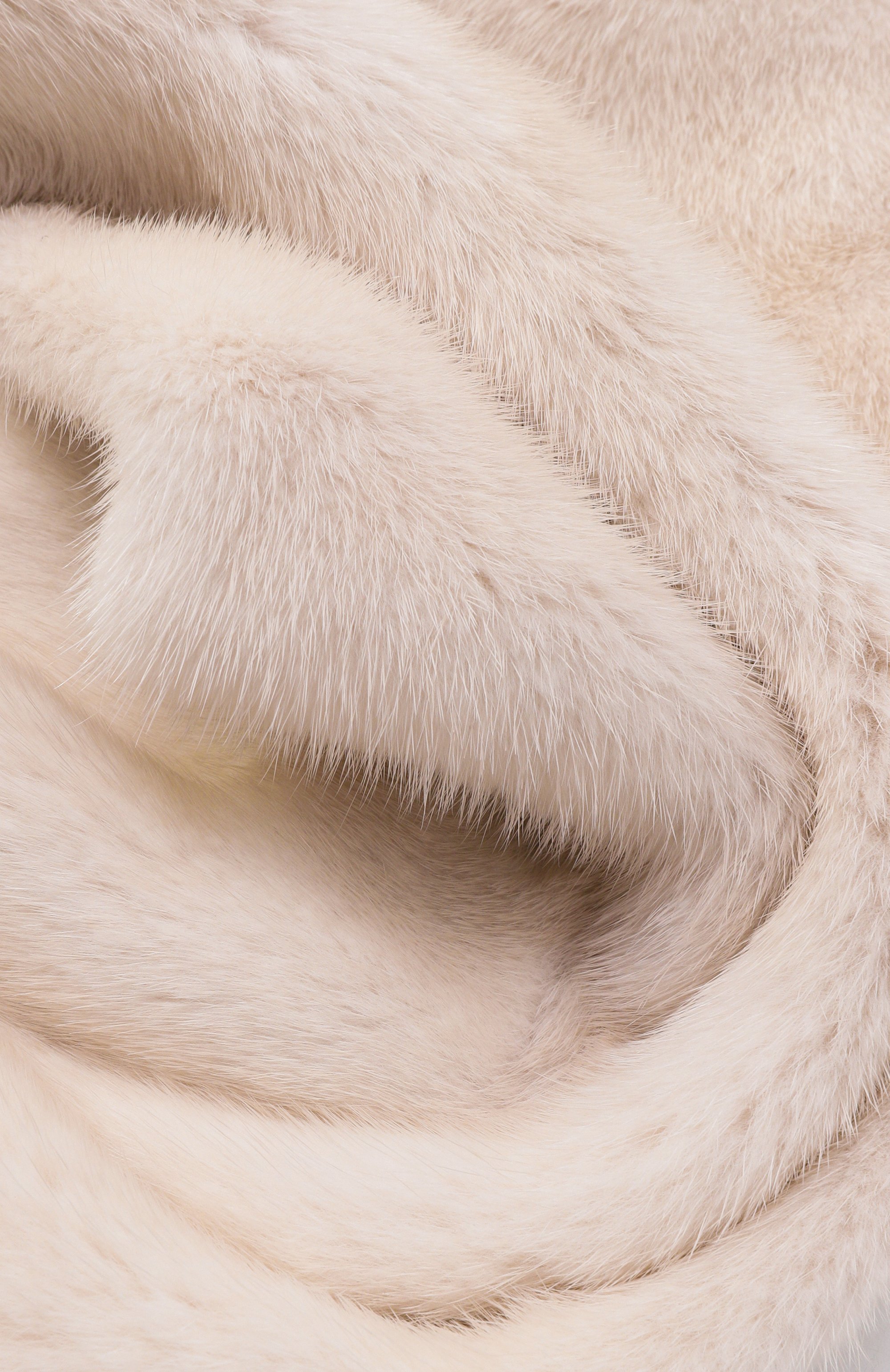 Меховой шарф из норки MVST, арт. MSC-01 MINK PEARL, фото 3