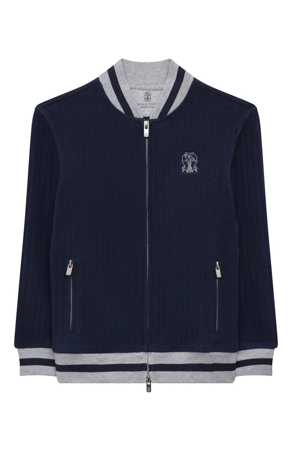 Хлопковая толстовка BRUNELLO CUCINELLI, арт. BTU20E129B, фото 1