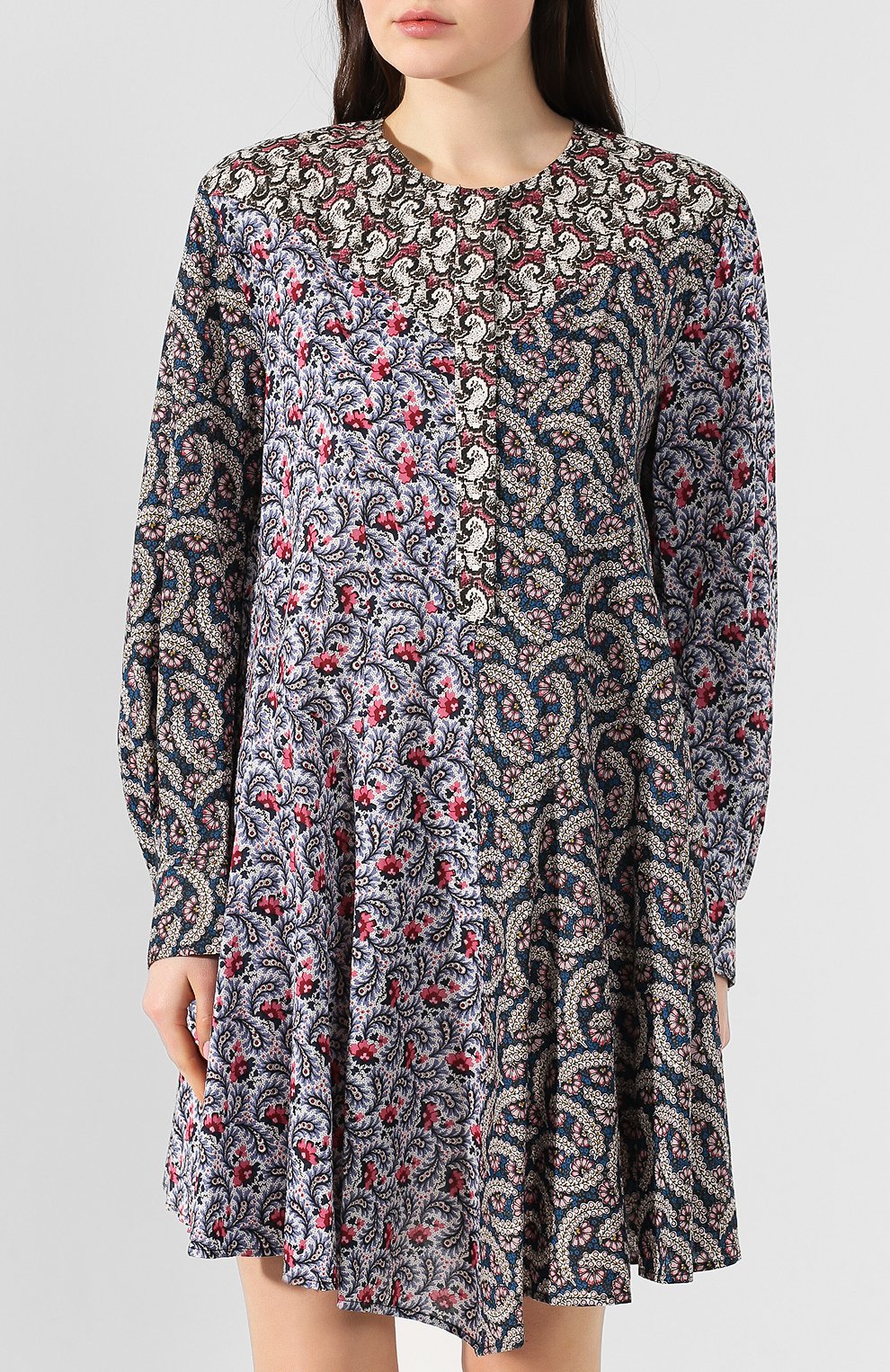 Хлопковое платье ISABEL MARANT ETOILE, арт. R01268-19P026E/LISSANDE, фото 3