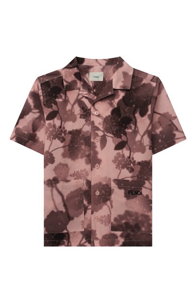 Хлопковая рубашка FENDI, арт. JUC007/AEZA/3A-6A