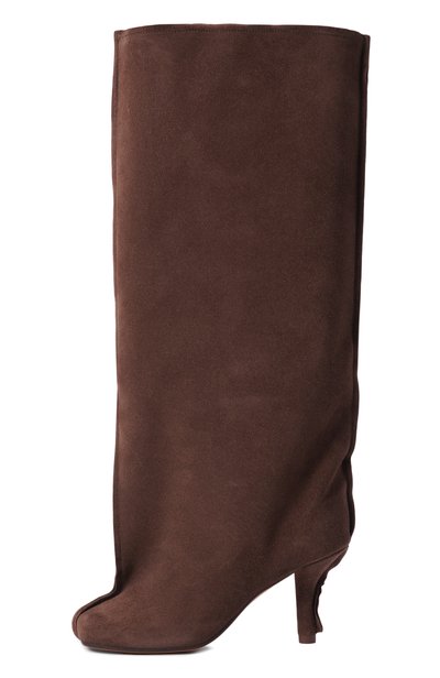 Замшевые сапоги anatomic MM6 темно-коричневого цвета по цене 156500 руб., арт. S59WW0123/P6385, фото 4 Замшевые сапоги anatomic MM6, арт. S59WW0123/P6385, фото 4