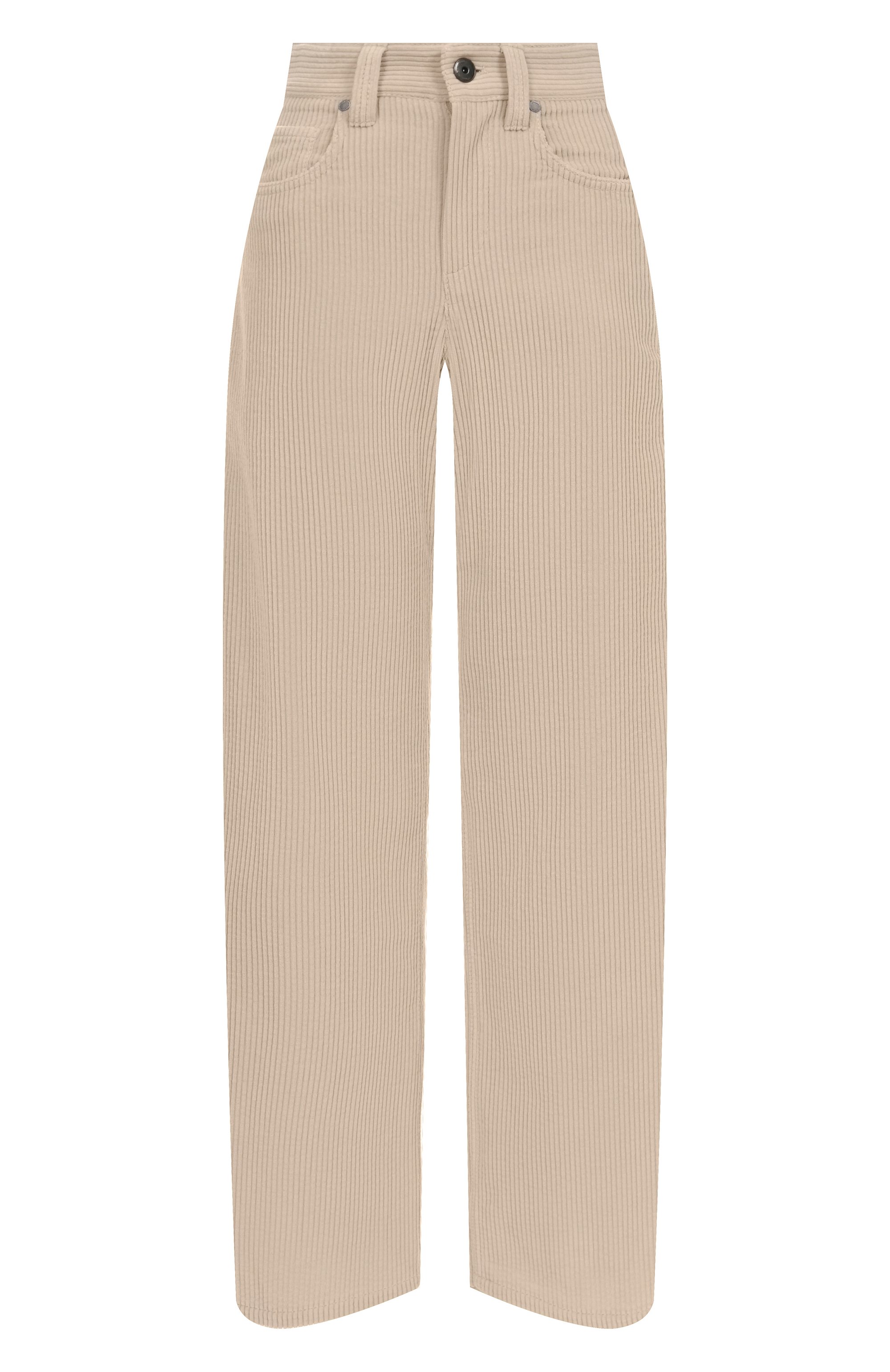 Вельветовые брюки BRUNELLO CUCINELLI бежевого цвета по цене 184500 руб., арт. MB144P9111, фото 1 Вельветовые брюки BRUNELLO CUCINELLI, арт. MB144P9111, фото 1