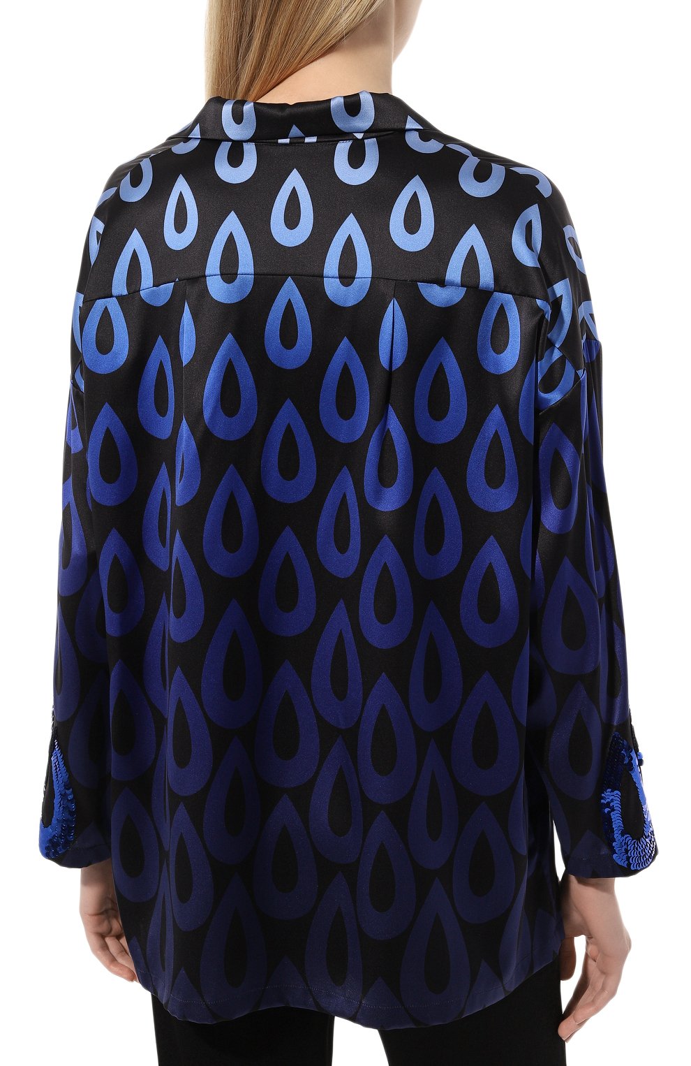 Атласная блузка YANINA, арт. T-2540, фото 4