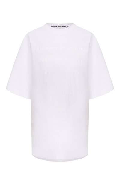 Женская хлопковая футболка ALEXANDER WANG, арт. UCC3261924
