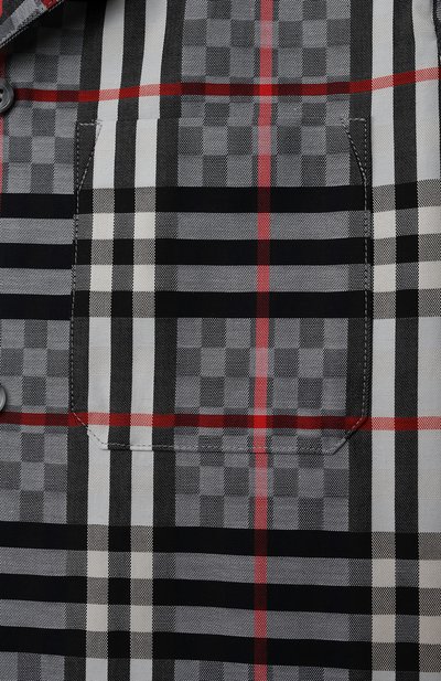 Хлопковая рубашка BURBERRY, арт. 8047430, фото 3