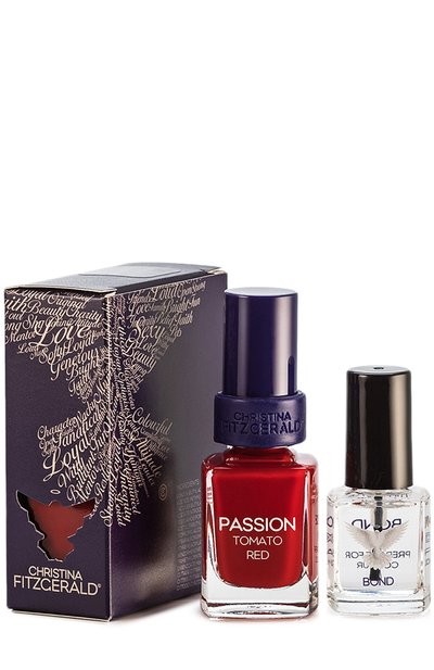 Женский л ак для ногтей \табаско\" passion tomato red + bond" CHRISTINA FITZGERALD, арт. 9333381001504