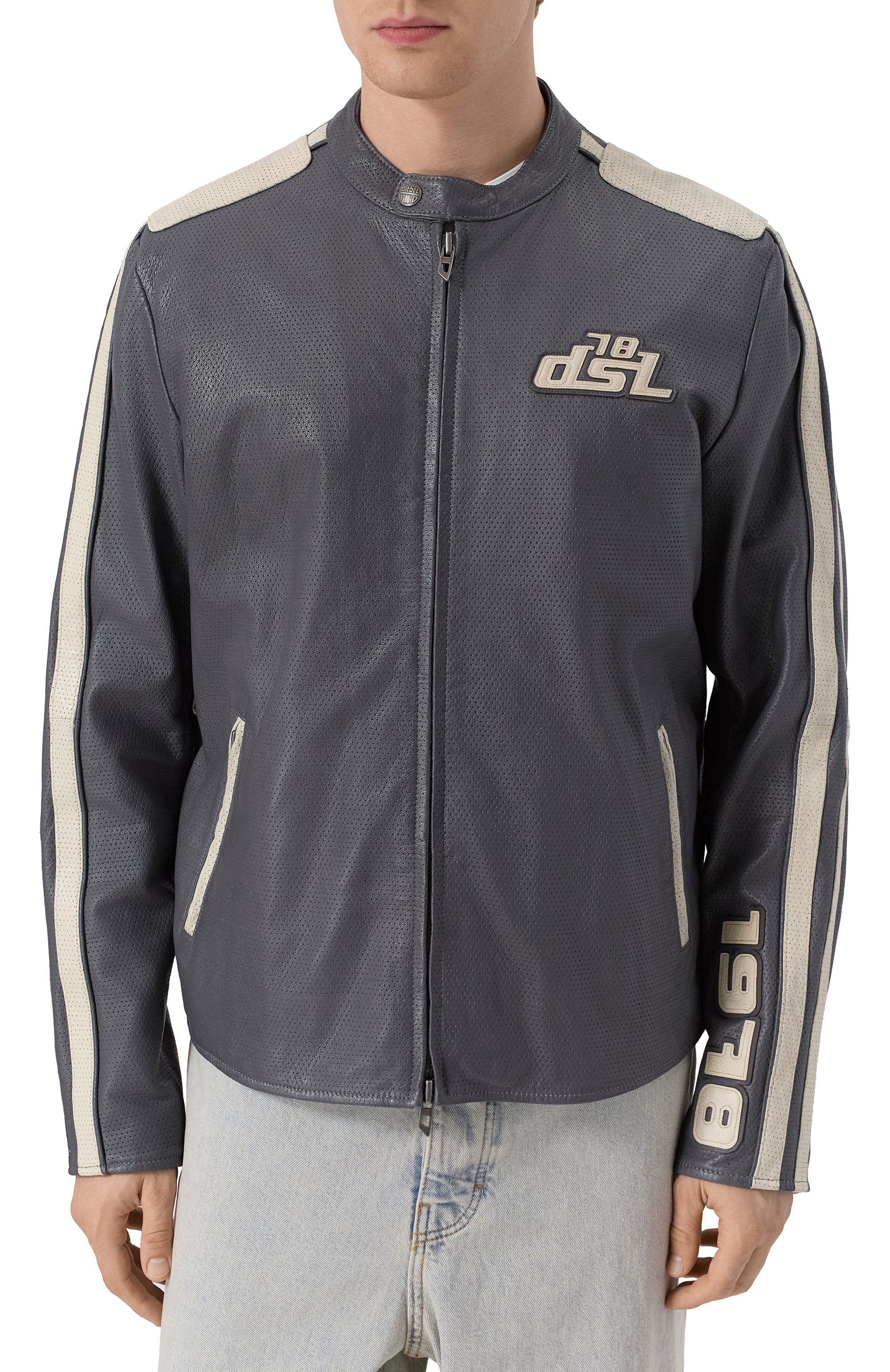 Кожаная куртка DIESEL, арт. A16681/0AKBA, фото 3