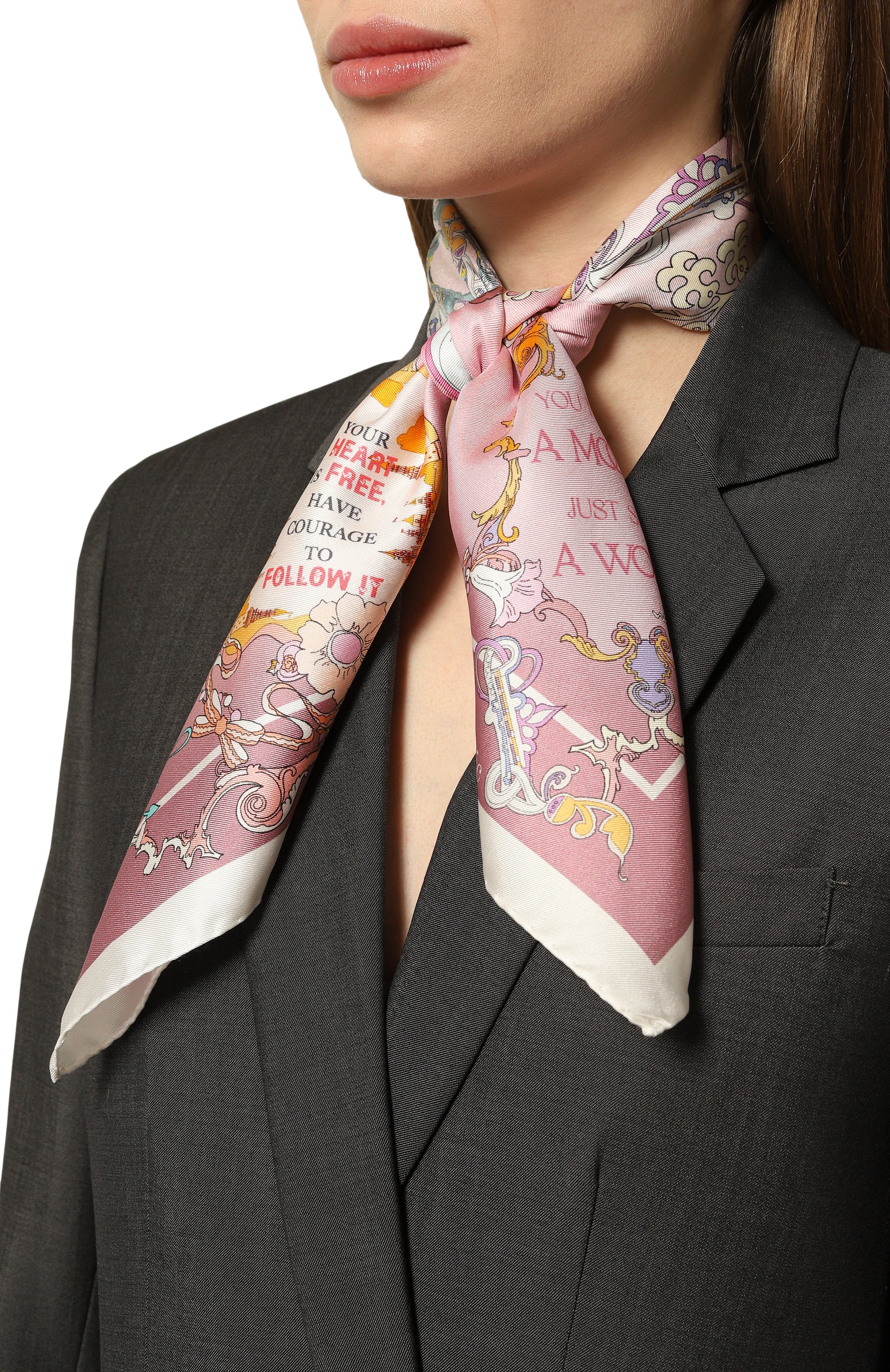 Шелковый платок love letters RADICAL CHIC, арт. 701322.07.01, фото 2