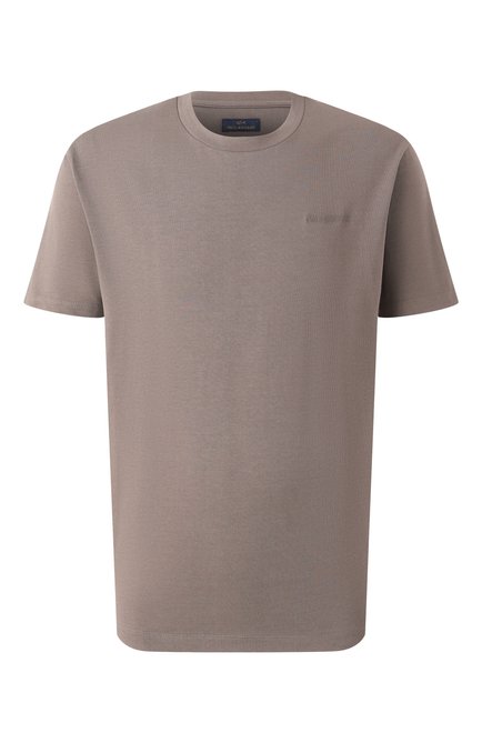 Мужская хлопковая футболка PAUL&SHARK серого цвета, арт. 25411047/3XL | Фото 1 (Драгоценные камни: Проставлено; Рукава: Короткие; Материал внешний: Хлопок; Материал сплава: Проставлено; Длина (для топов): Удлиненные)