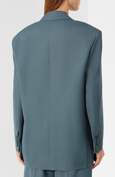 Жакет ACNE STUDIOS голубого цвета по цене 51300 руб., арт. AH0044, фото 4 Жакет ACNE STUDIOS, арт. AH0044, фото 4