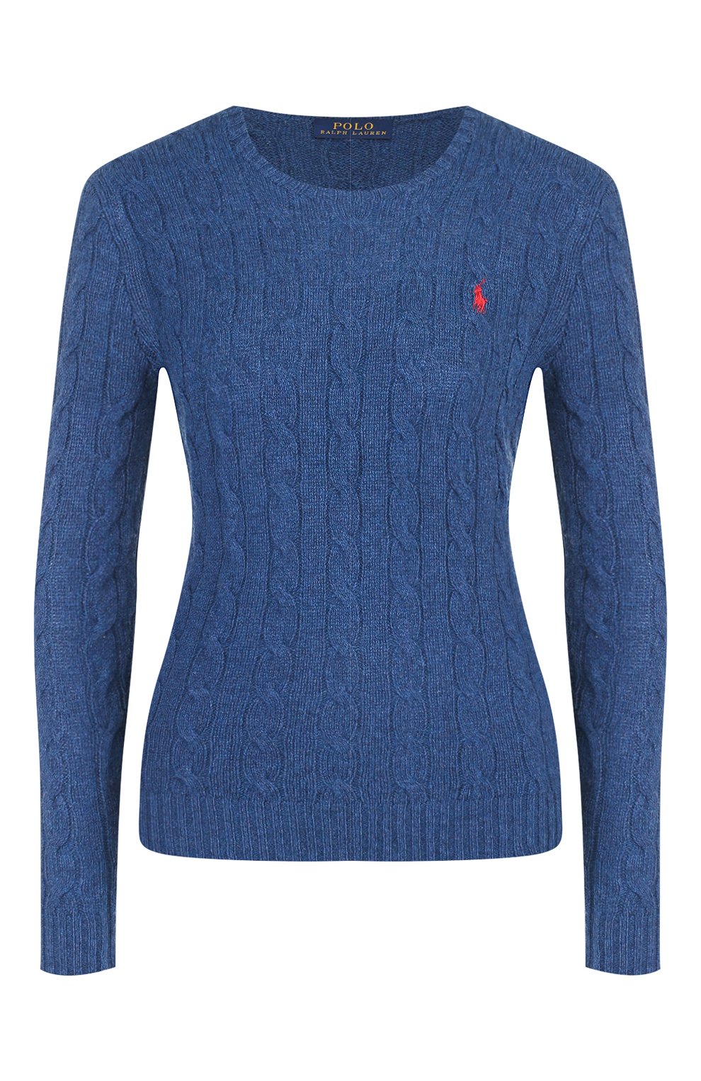 Шерстяной пуловер POLO RALPH LAUREN синего цвета по цене 21800 руб., арт. 211525764, фото 1 Шерстяной пуловер POLO RALPH LAUREN, арт. 211525764, фото 1