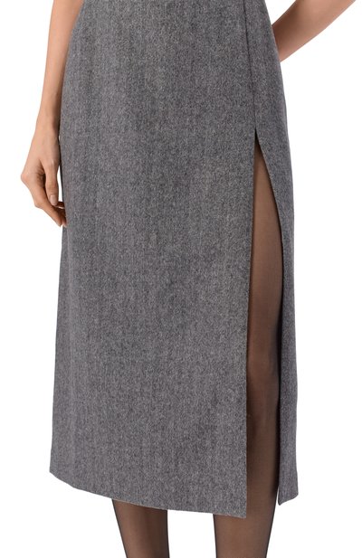 Платье из шерсти и кашемира 12 STOREEZ серого цвета по цене 37000 руб., арт. 127468, фото 5 Платье из шерсти и кашемира 12 STOREEZ, арт. 127468, фото 5