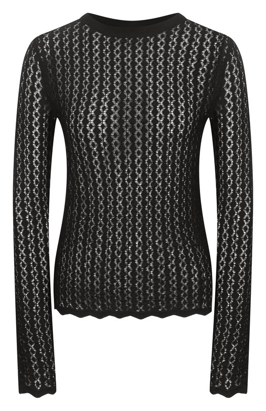 Пуловер из вискозы Saint Laurent 863344/Y76VX Чёрный 863344/Y76VX