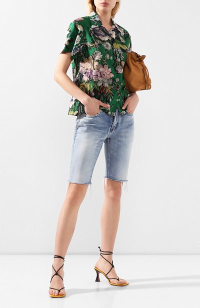 Хлопковая рубашка DRIES VAN NOTEN, арт. 201-10776-9400, фото 2