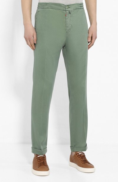 Льняные брюки KITON, арт. UFPLACJ07S40, фото 3