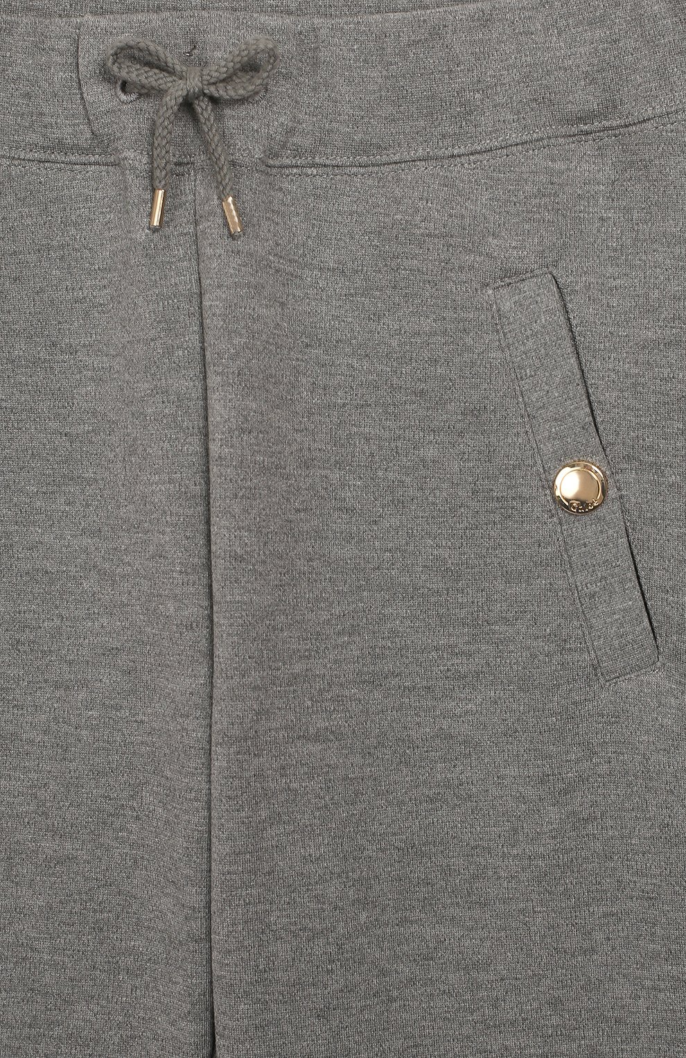 Джоггеры CHLOÉ серого цвета по цене 15000 руб., арт. C14596, фото 3 Джоггеры CHLOÉ, арт. C14596, фото 3