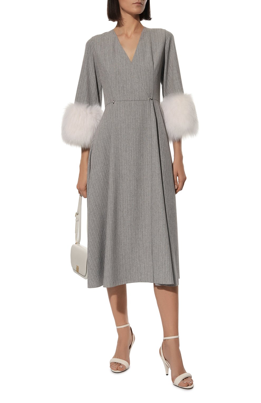 Платье с отделкой из меха норки YANA DRESS, арт. 1-23/8-077-2702МЛ, фото 2