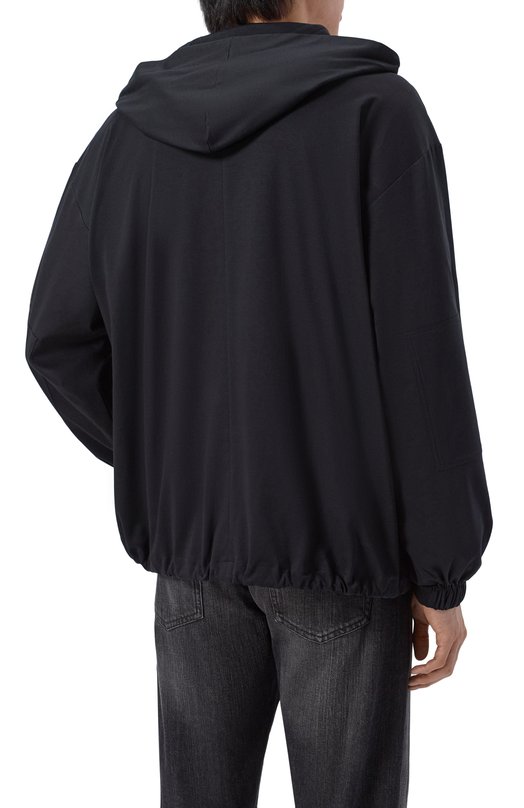 Хлопковая толстовка Kiton UMC015K06R49 Чёрный  UMC015K06R49 Фото 4