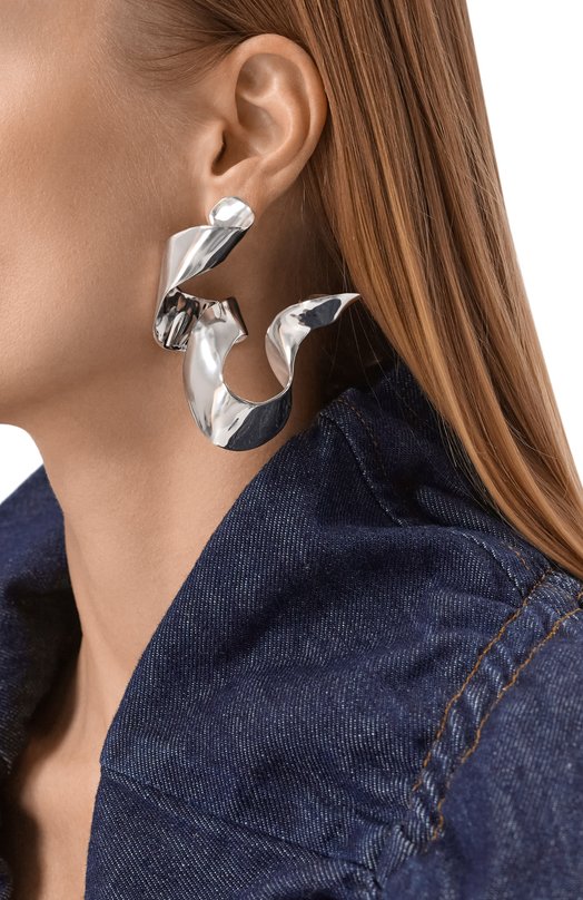 Серьги Dries Van Noten 018210/0084 Серебряный  018210/0084 Фото 2