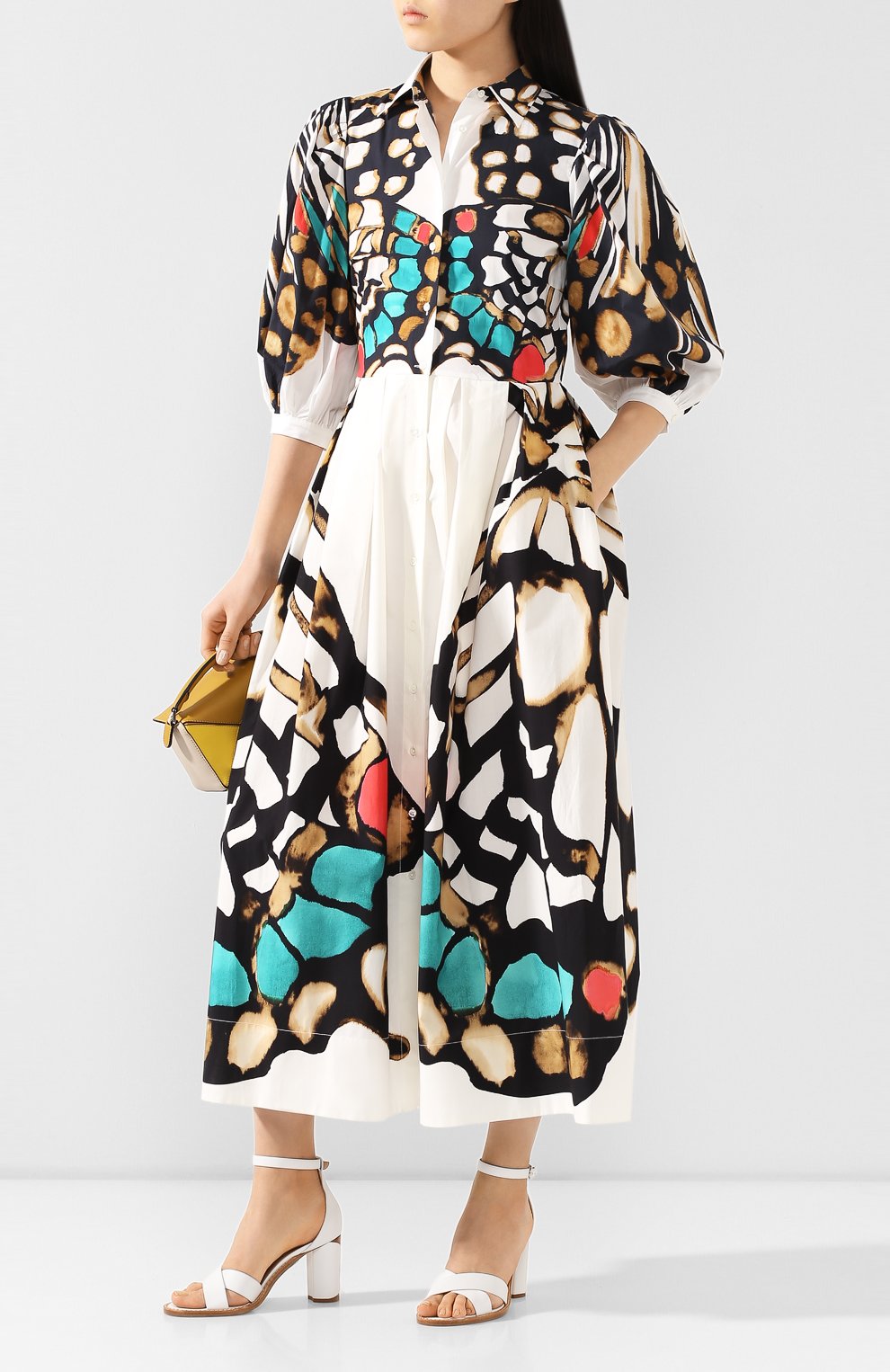 Хлопковое платье SARA ROKA, арт. LEDA95/31-SS2030, фото 2