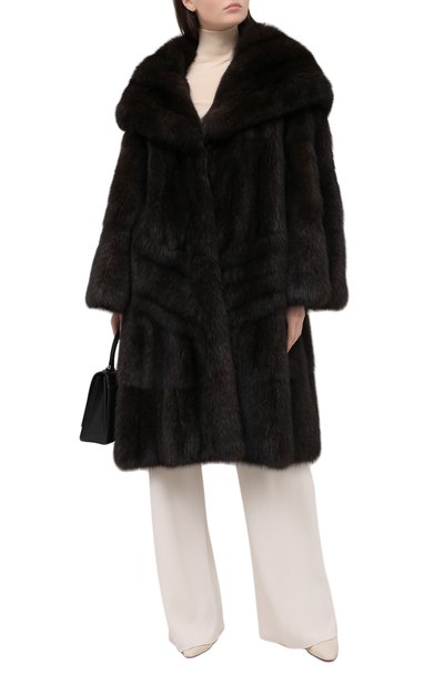 Шуба из меха соболя ZILLI коричневого цвета по цене 3285000 руб., арт. WAS-ZC0N3-ZIB00/0001, фото 2 Шуба из меха соболя ZILLI, арт. WAS-ZC0N3-ZIB00/0001, фото 2