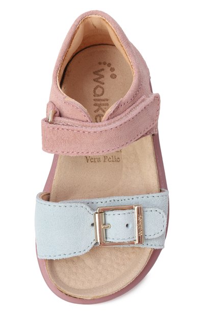 Замшевые сандалии WALKEY разноцветного цвета по цене 12850 руб., арт. Y1A2-44204-0239, фото 4 Замшевые сандалии WALKEY, арт. Y1A2-44204-0239, фото 4