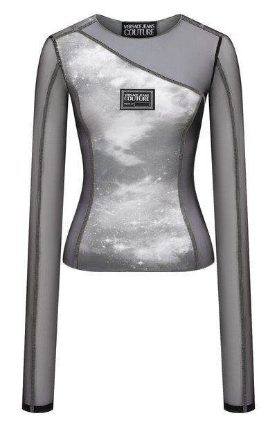 Женский топ VERSACE JEANS COUTURE, арт. 73HAH206-73DP206 TULLE ST PRINT SPACE/JS107