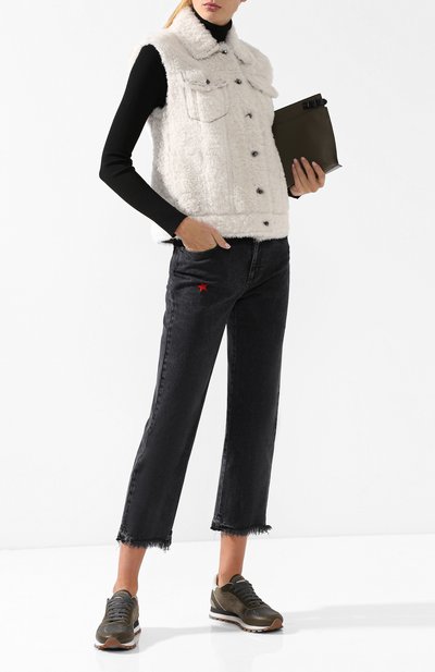 Меховой жилет из овчины BRUNELLO CUCINELLI, арт. MPBRG8078, фото 2