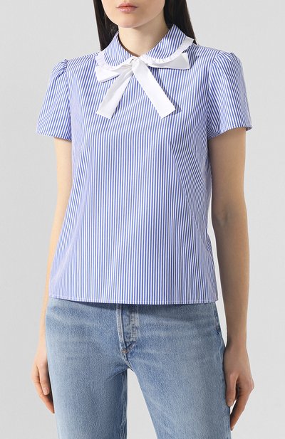 Хлопковая блузка REDVALENTINO, арт. RR3AA0U7/JQQ, фото 3