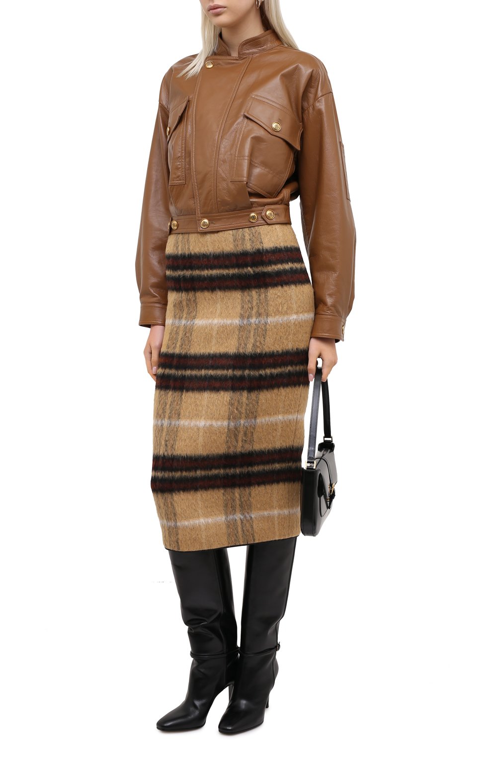 Кожаный бомбер GIVENCHY, арт. BW00A260E9, фото 2