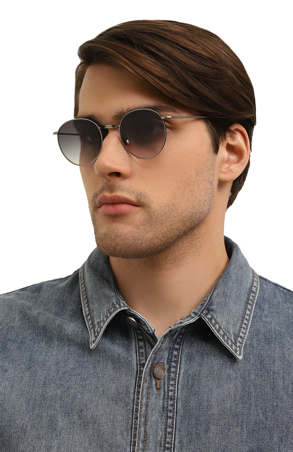 Солнцезащитные очки SPEKTRE, арт. P2 01 SILVER ANCIENT/GRADIENT GREEN, фото 3