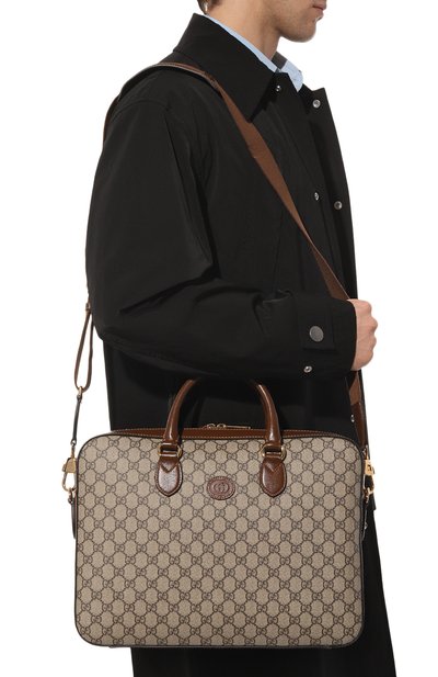 Текстильная сумка для ноутбука GUCCI, арт. 674140 92THG, фото 2