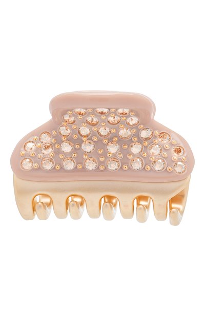 Заколка для волос ALEXANDRE DE PARIS светло-розового цвета по цене 17850 руб., арт. ICC45-14339-04 S5, фото 3 Заколка для волос ALEXANDRE DE PARIS, арт. ICC45-14339-04 S5, фото 3