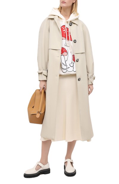 Хлопковое худи JW ANDERSON белого цвета по цене 19250 руб., арт. JE0112 PG0253, фото 2 Хлопковое худи JW ANDERSON, арт. JE0112 PG0253, фото 2