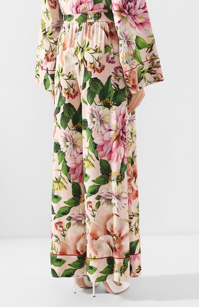 Шелковые брюки DOLCE & GABBANA, арт. FTA0ZT/FSAZK, фото 4