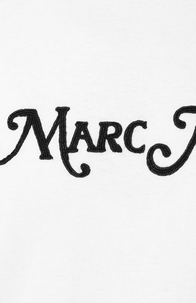 Хлопковая футболка MARC JACOBS (THE) белого цвета по цене 14250 руб., арт. M4007900, фото 5 Хлопковая футболка MARC JACOBS (THE), арт. M4007900, фото 5