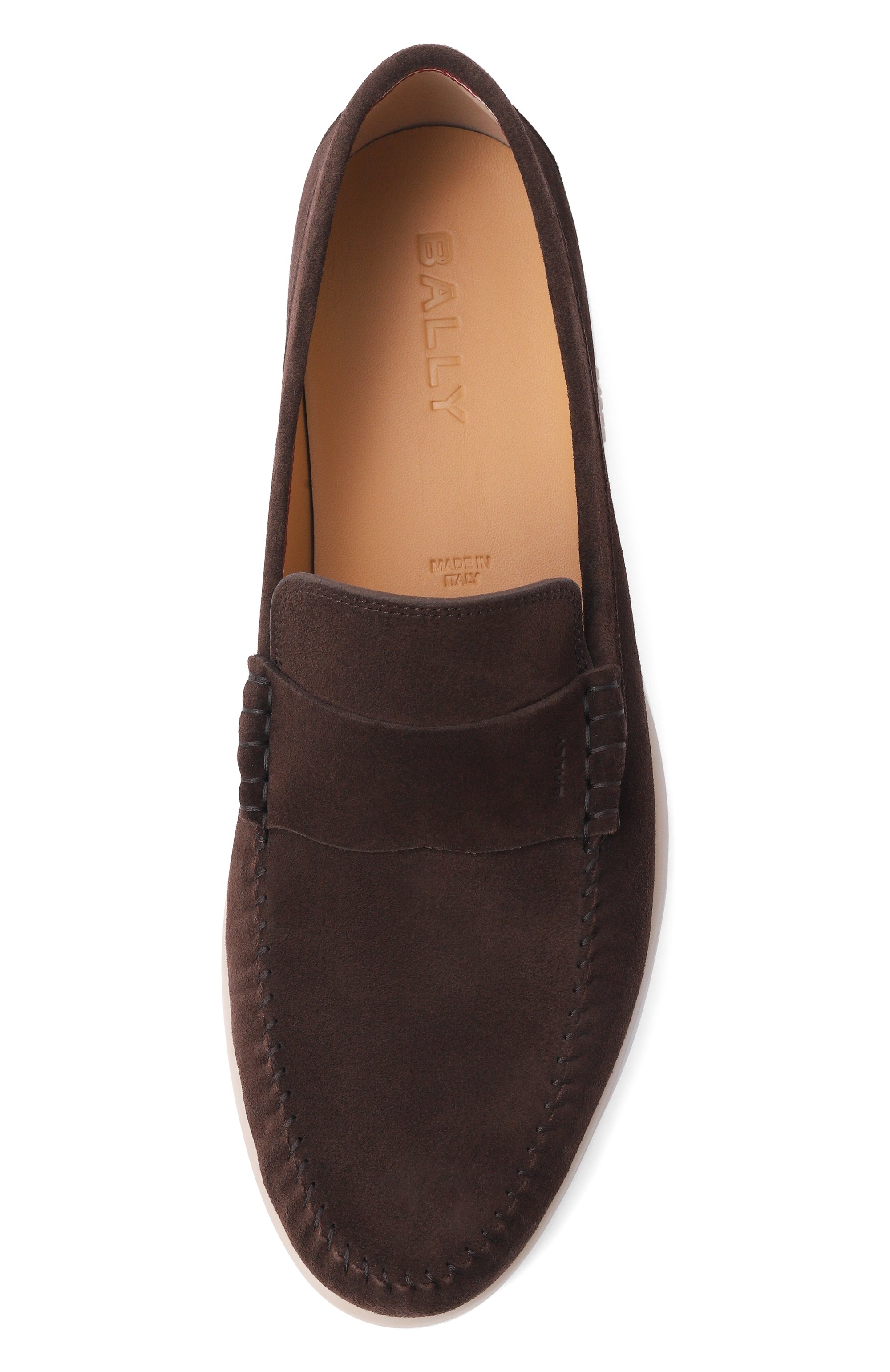 Замшевые лоферы switz moc BALLY, арт. MSF0L6/SU044, фото 5