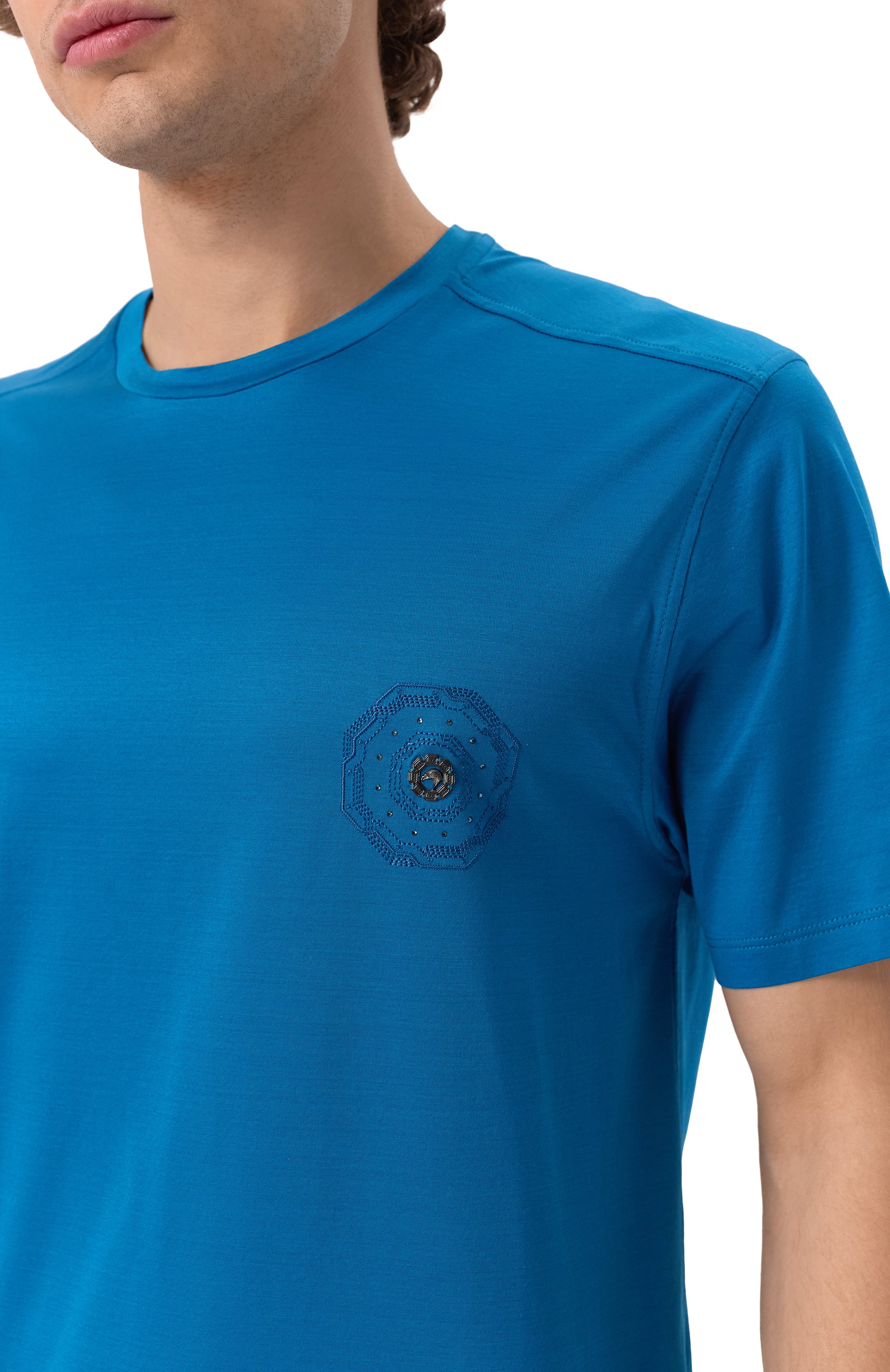 Хлопковая футболка STEFANO RICCI, арт. MNH5204330/TE0001, фото 5